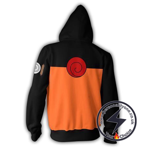 Naruto Youth Naruto Ninja Zip Up Hoodie Jacket